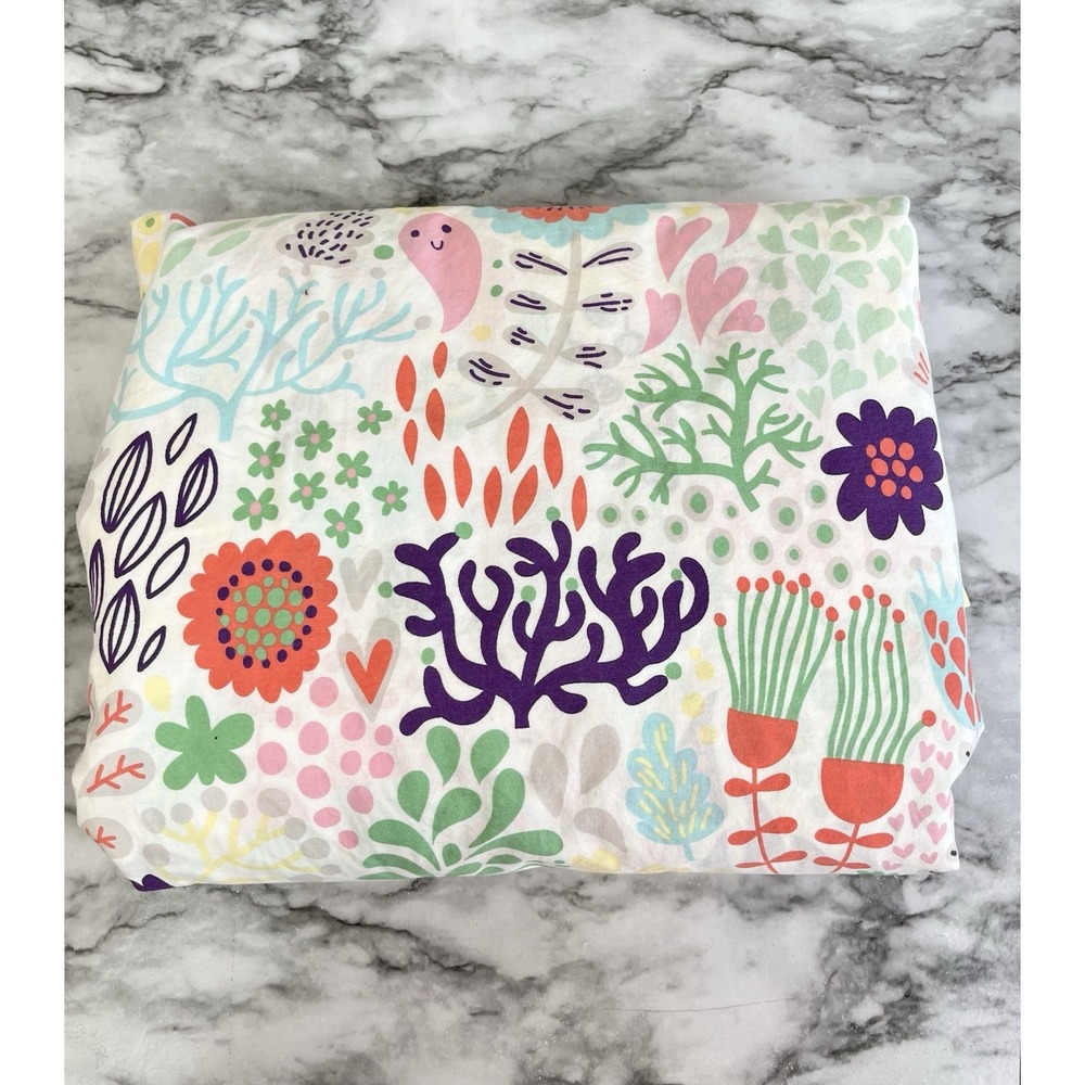 Pottery Barn Kids Margherita Missoni Duvet Cover Full-Queen Colorful Coral Sea